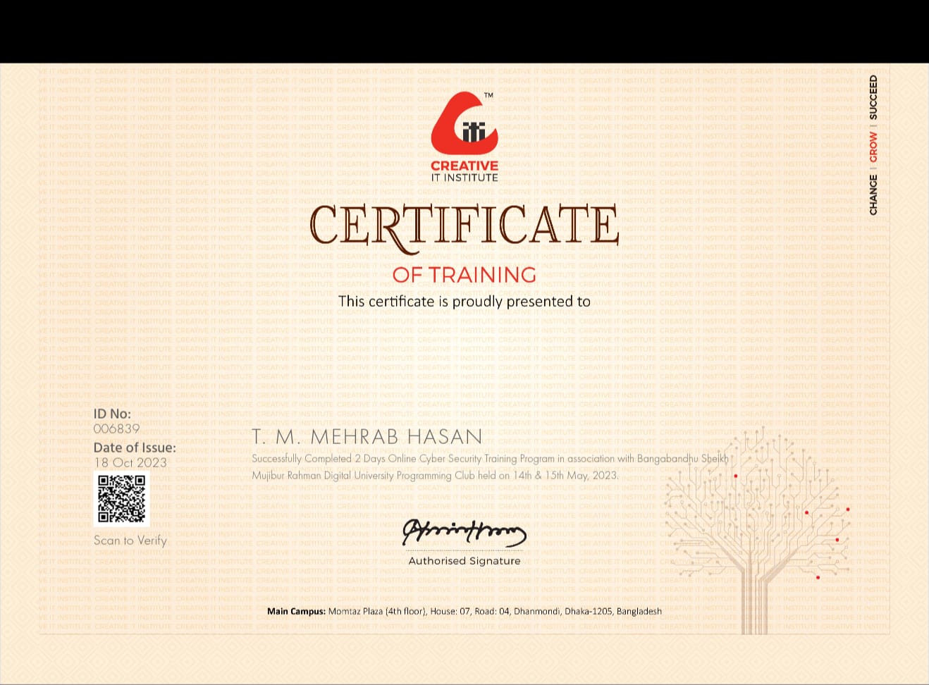 Creative IT Certificate